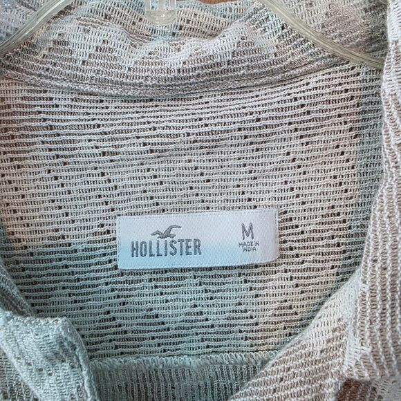 Hollister Tan Casual Button Down Shirt - Picture 3 of 3